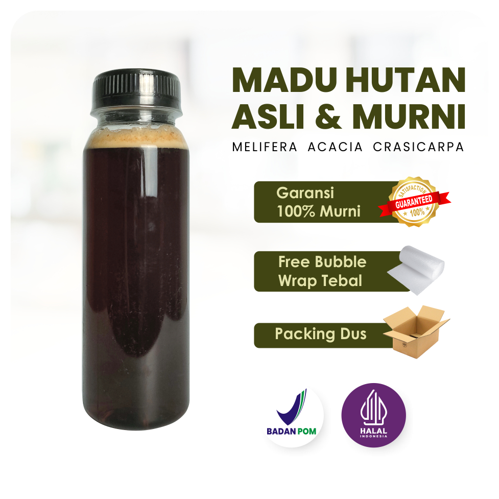 

Madu Asli Madu Hutan Liar 100% Raw Honey AKASIA 250ml