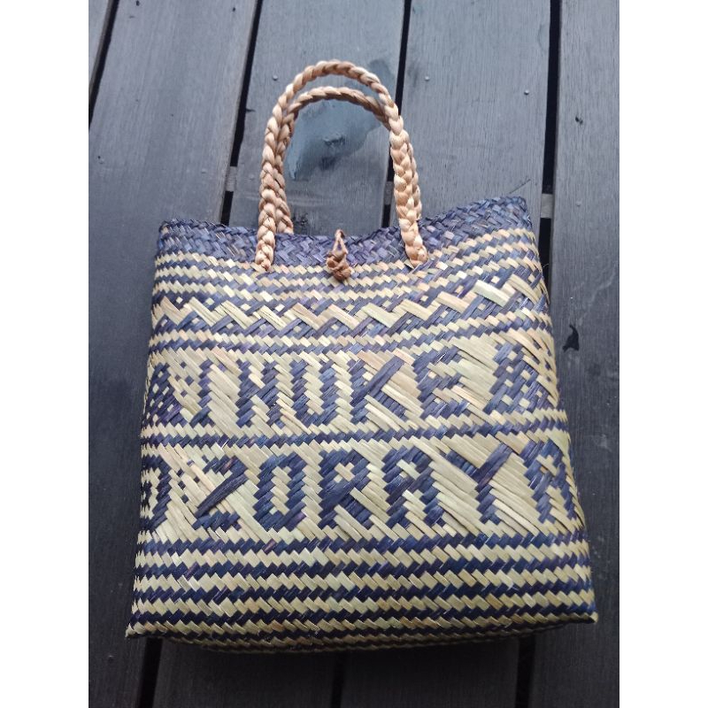 Tas Purun Unik, bisa request/custom Nama sendiri