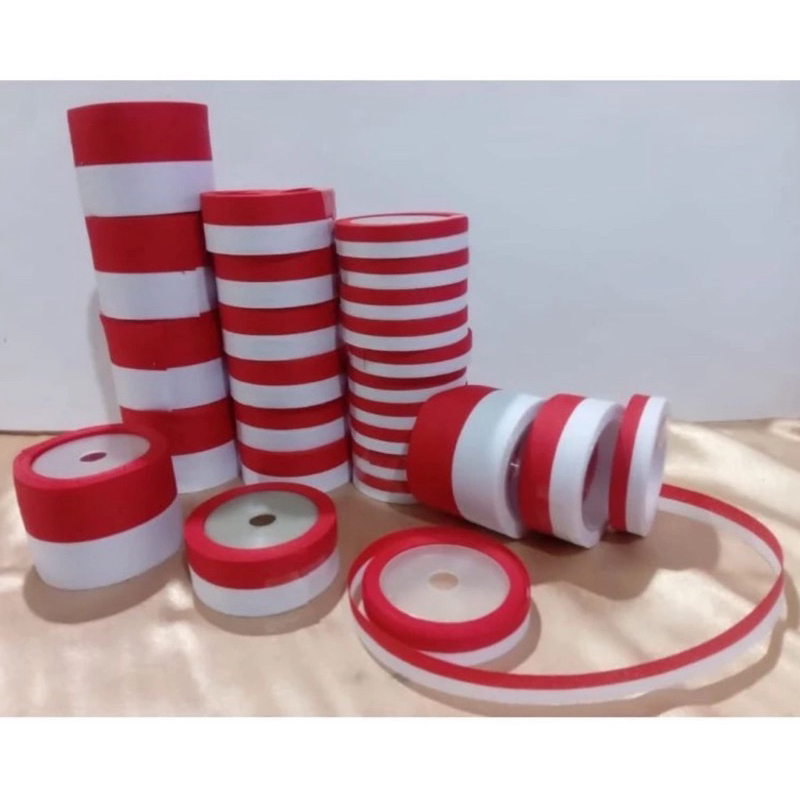 

Pita Kain Merah Putih 1inch 1/2inch
