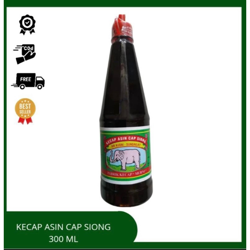 

Kecap Asin Gajah Cap Siong 300 ML - Kecap Bangka Asli