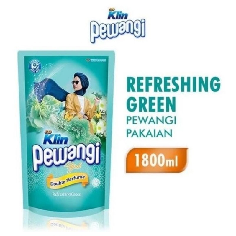 Soklin Pewangi adalah cairan pewangi 1800 ml