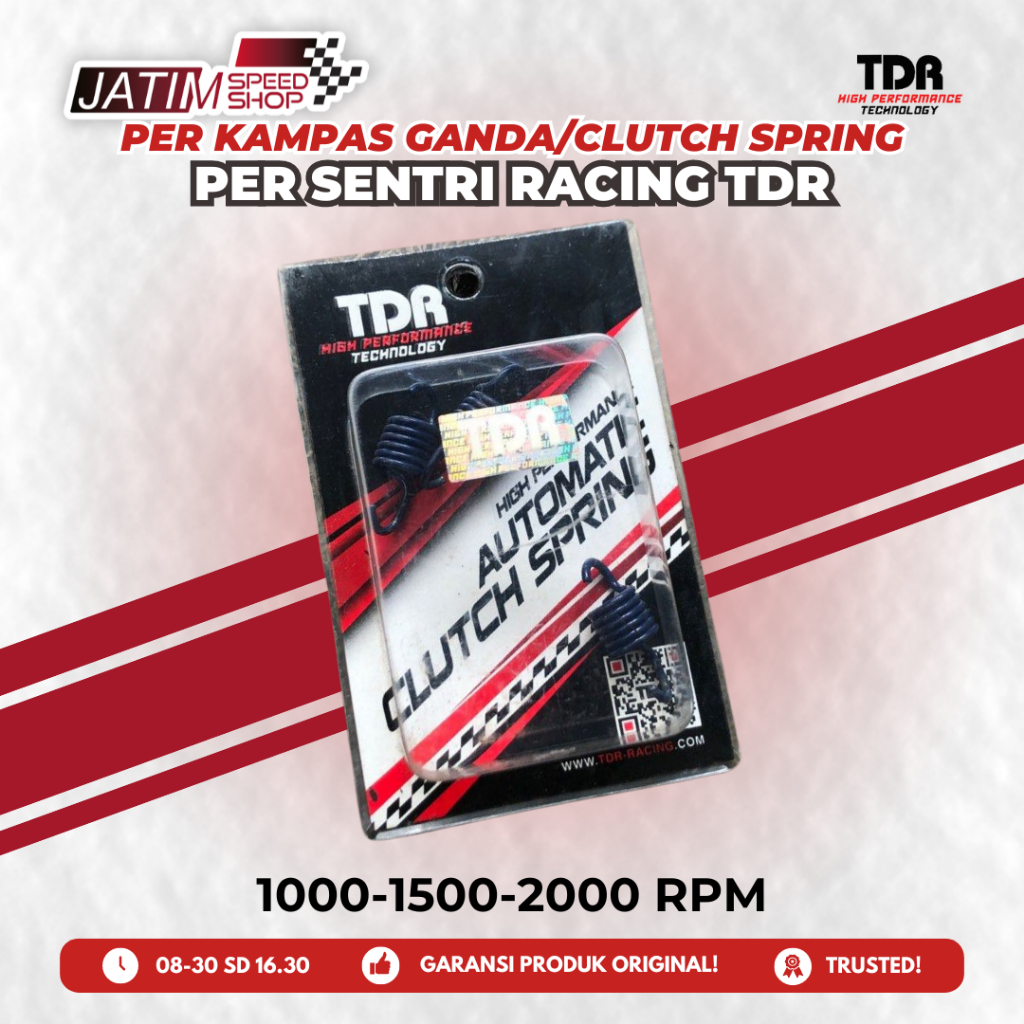 TDR Per Kampas Ganda Clutch Spring Per Sentri Centri 1000 1500 2000 RPM Beat Vario Scoopy Mio XRide 