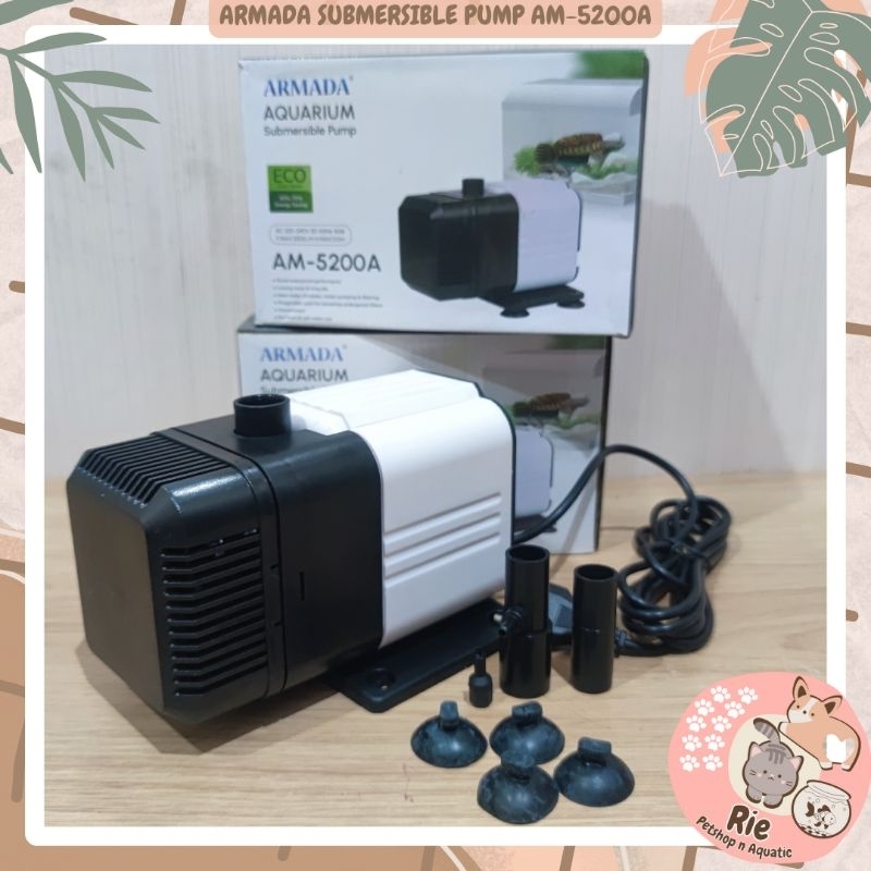 Armada AM-5200A Pompa Celup Aquarium - Submersible Pump Armada AM5200A