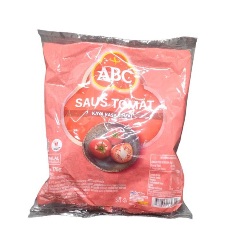 

ABC Saus Tomat 8gr - Pak Isi 22 Sachet