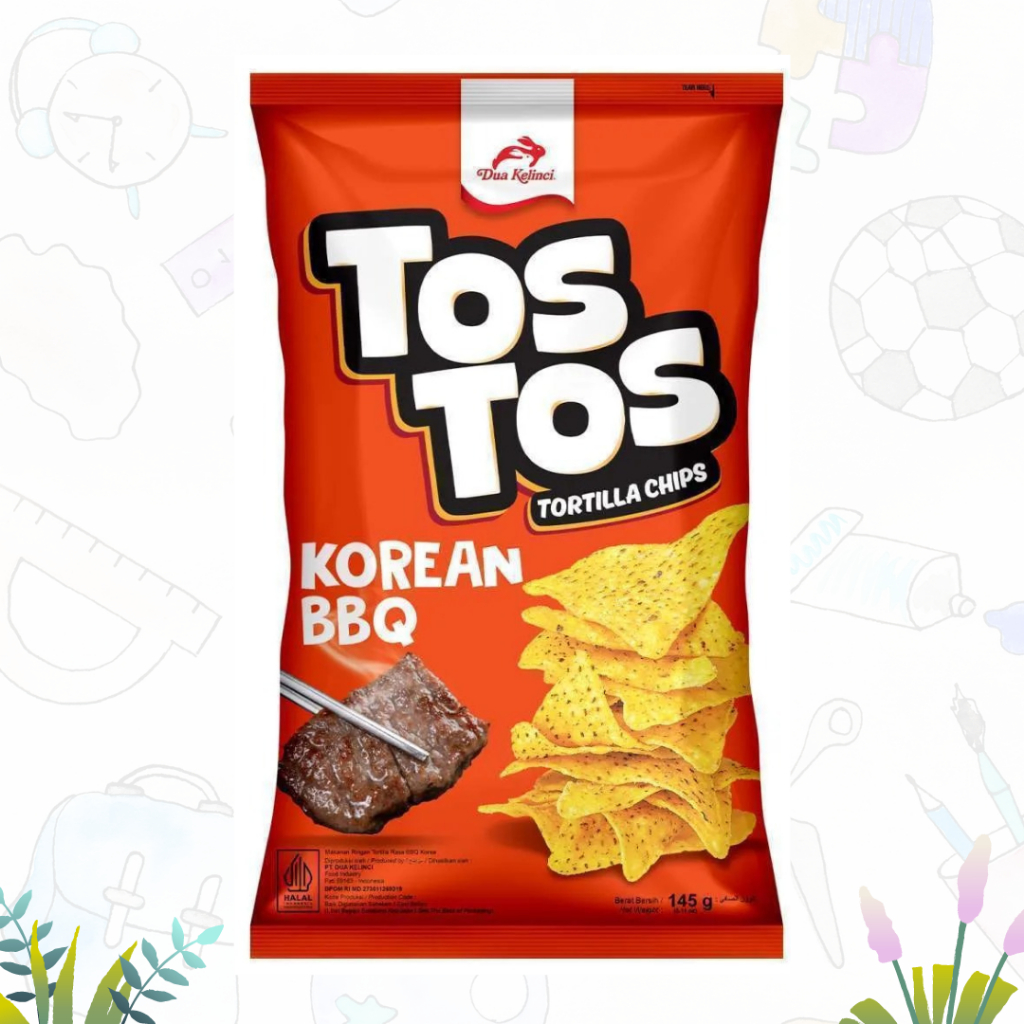 

Tos Tos Tortilla Chips Korean BBQ 145gr (pcs)