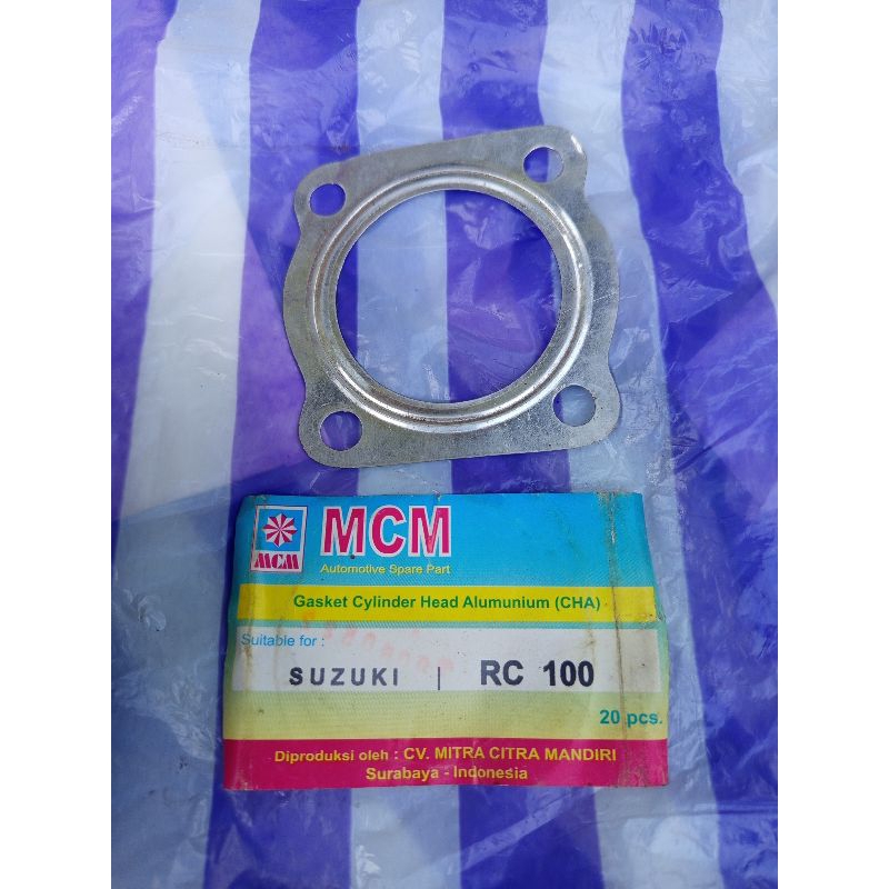 packing paking gasket head kop Suzuki RC 100 rc100