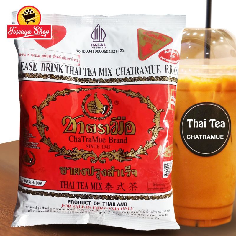 

Thai Tea 400gr Chatramue / Thai Tea Original HALAL