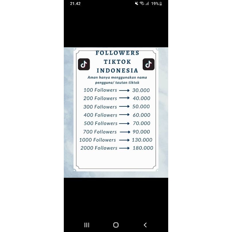 Link Followers tik tok