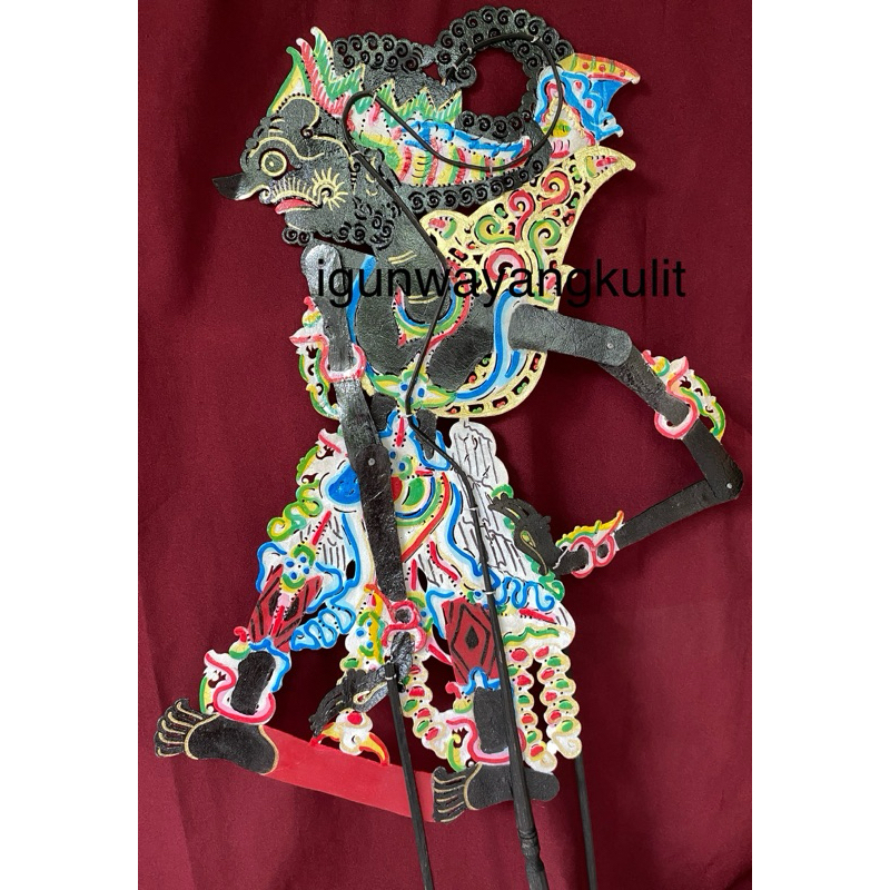 wayang kulit asli gatotkaca | gatot kaca murah