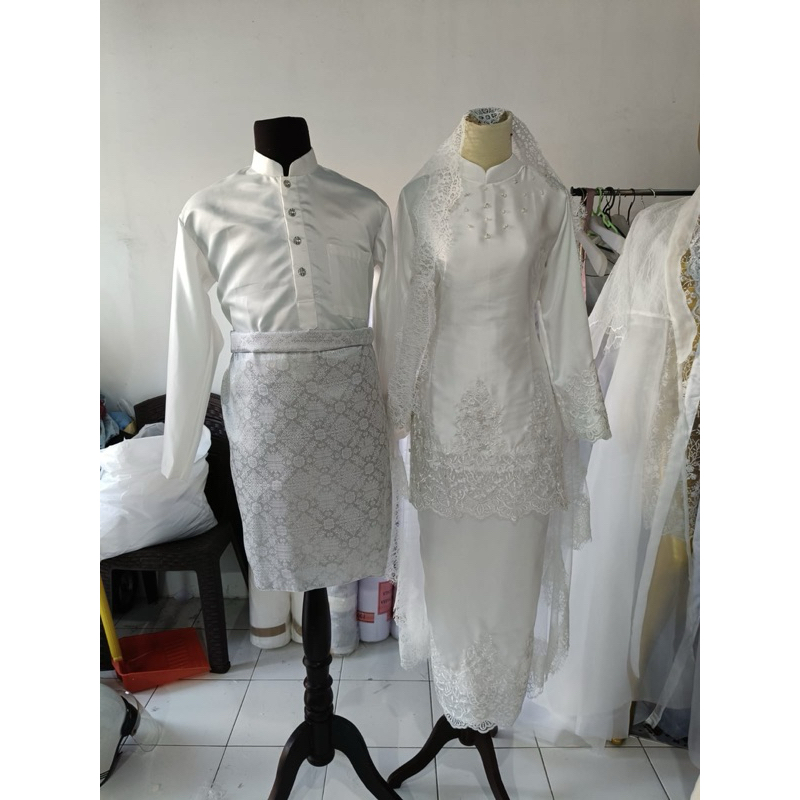 gaun pengantin muslimah Malaysia gaun walimah gaun akad wedding dress muslimah