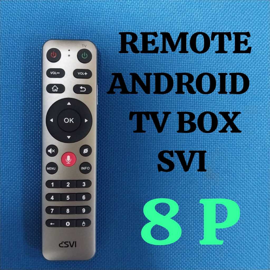 Remote svicloud 8p android tv box remote voice svi 8p