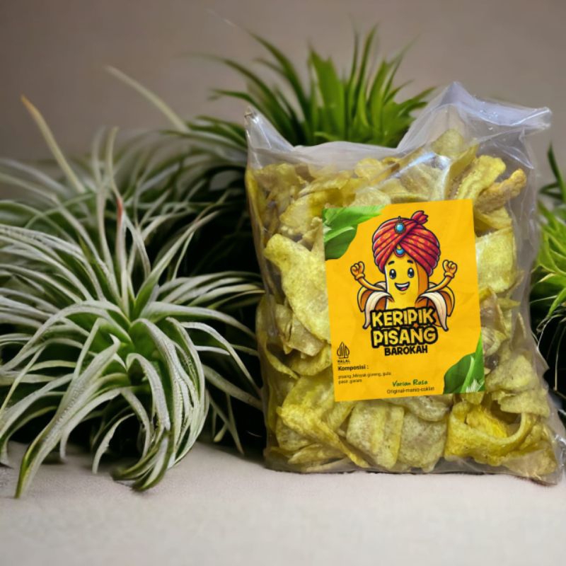 

KERIPIK PISANG ASIN/GURIH 200gram KHAS CIREBON