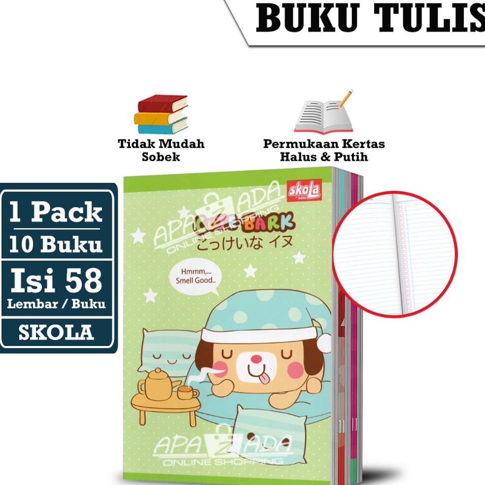 

Serba Murah Apazada Buku Tulis Skola 58 Lembar Murah 1 Pack 1 Pcs Buku Buku Tulis Sekolah Halus Y35