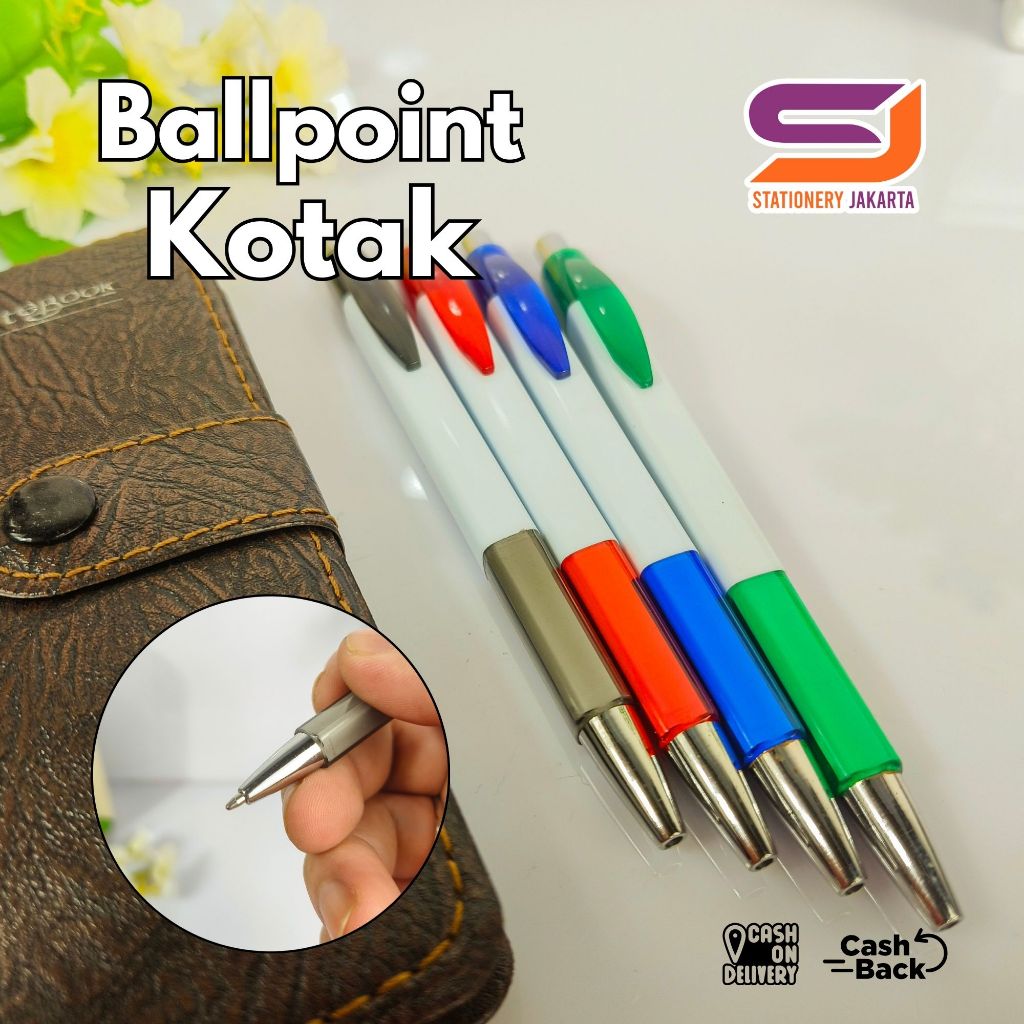 

Ballpoint Square Bolpen Kotak Murah Souvenir Pernikahan Acara Dll