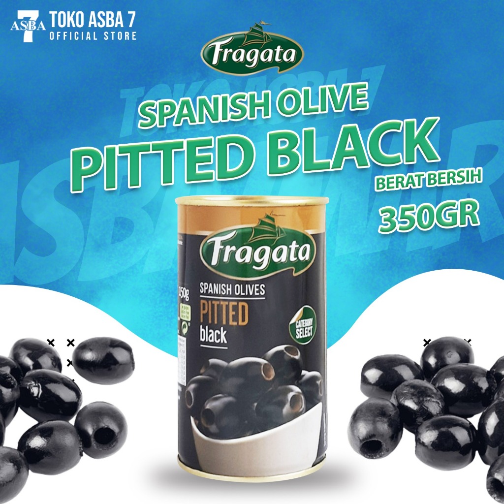 

FRAGATA SPANISH OLIVES PITTED BLACK 350GR