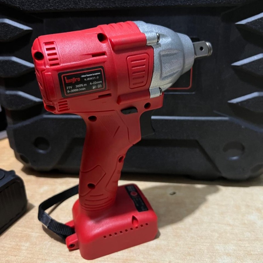 BOR IMPACT WRENCH BRUSHLESS CORDLESS KENJIRO (Hanya unit mesin) - KENJIRO 300NM