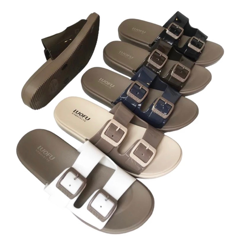 LUOFU ORIGINAL Sandal slop wanita import Sandal luofu wanita murah size 36-40