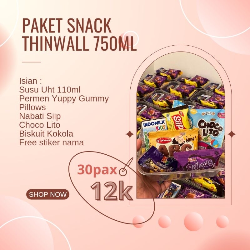 

PAKET SNACK ULTAH KEMAS THINWALL