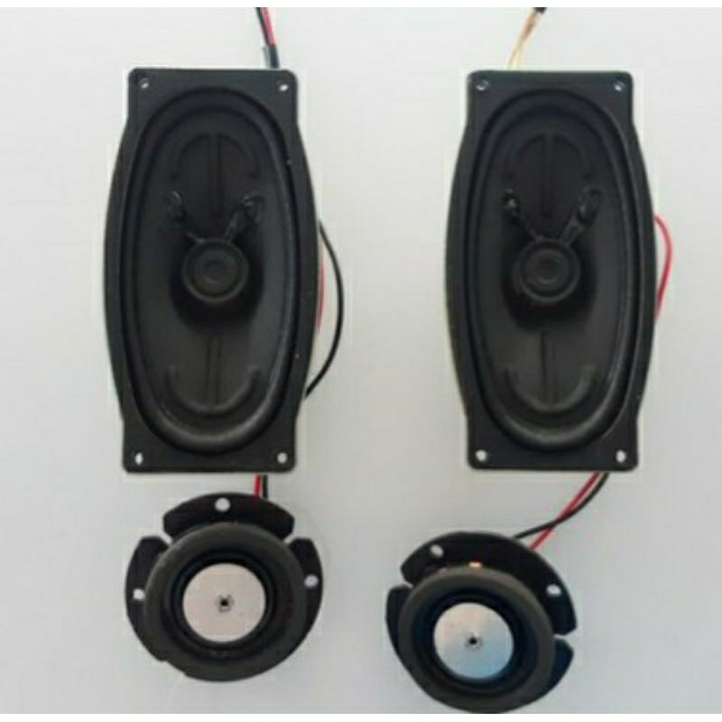 Speaker Tv led polytron Pld24d810 Original copotan dari tv Layar pecah kondisi Normal berkualitas