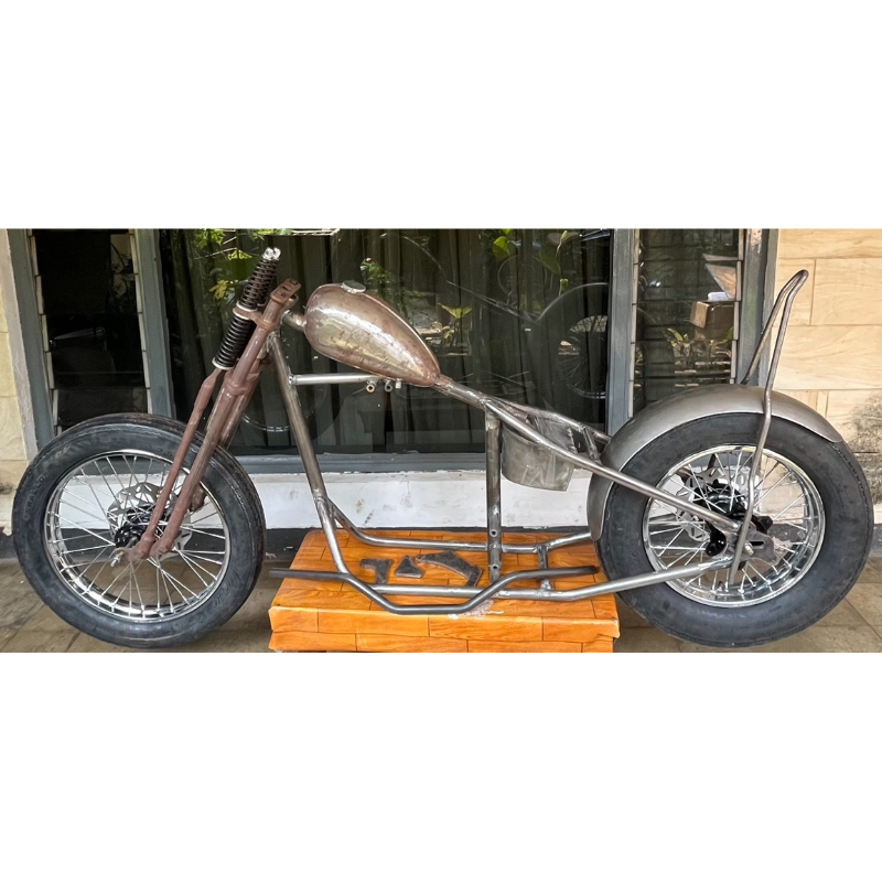 Rangka Set Chopper PNP Mesin Scorpio/GL dan Under 250cc Realpict dan Bisa Request
