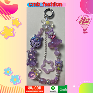 Strapphone Strap Phone Gantungan Tas Tali Pegangan Hp Handphone Rantai Kunci Kuromi Borci Monte Mote