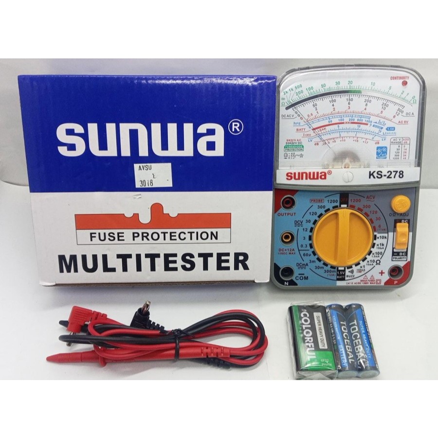 Multi Tester / Avometer / Multimeter Analog Sunwa KS-278