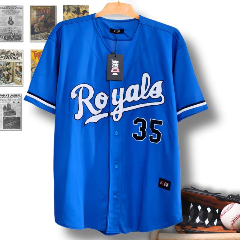 Baju Baseball Royale | Jersey Baseball Pria | Baju Baseball wanita