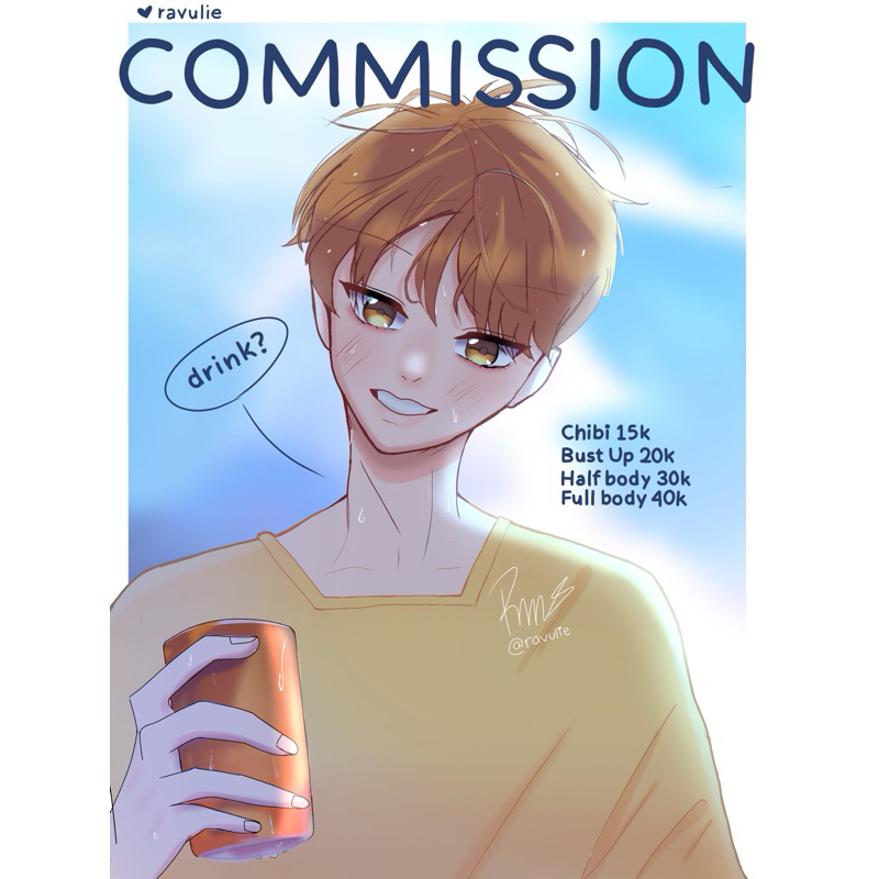 Jasa Gambar/Commission Anime Style, OC, FanArt, Chibi