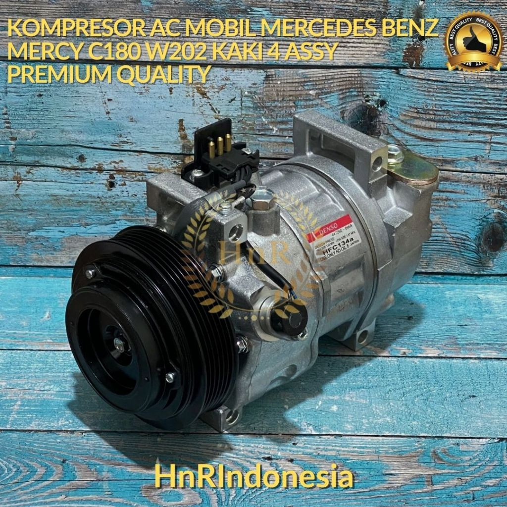 Kompresor AC Mobil Mercedes Benz Mercy C180 W202 Kaki 4 ASSY COMPRESSOR PREMIUM QUALITY