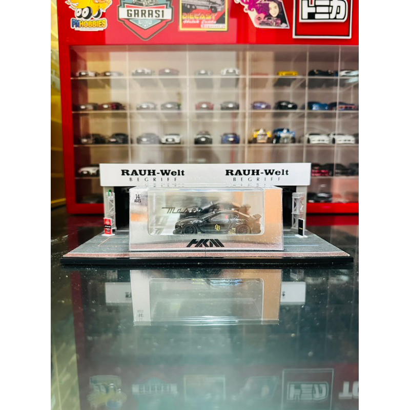 HKM 1:64 Maserati Gran Turismo 1st Gen MK1 Sport Version GTS M145 LBWK Gloss Black