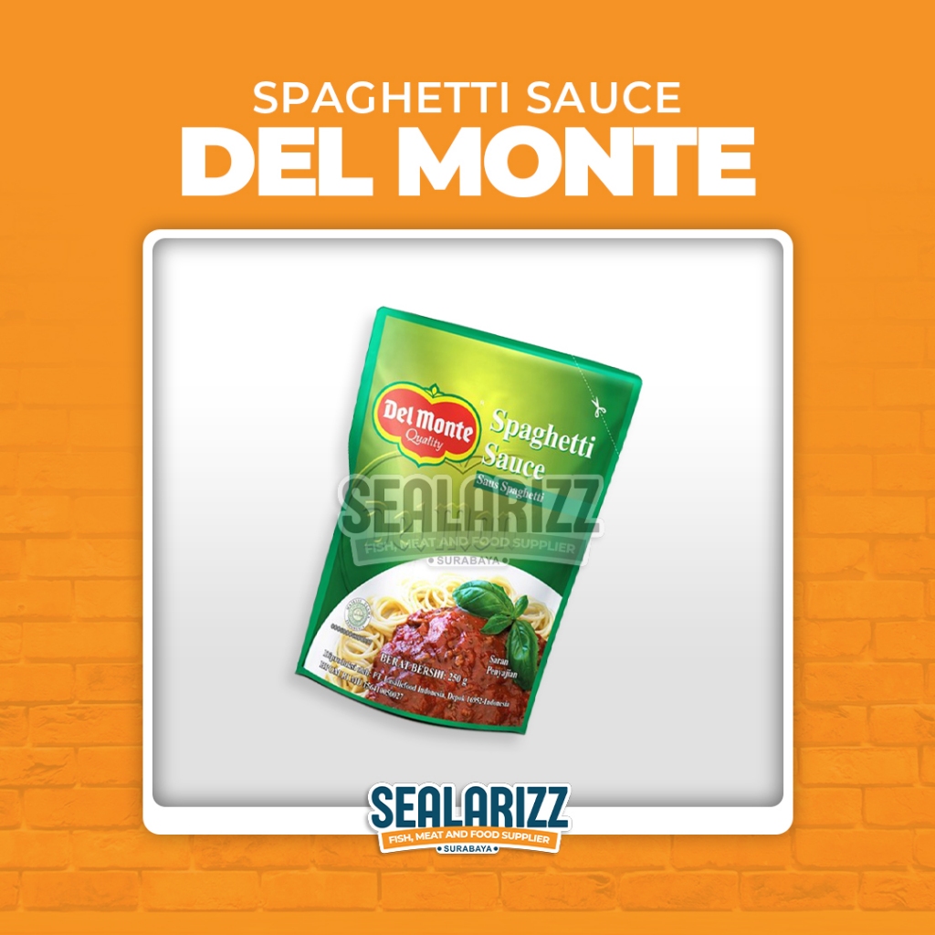 

Del Monte Spaghetti Sauce / Spaghetti Sauce 250 Gram / Saus Spageti / Jual Saos / Jual Saus