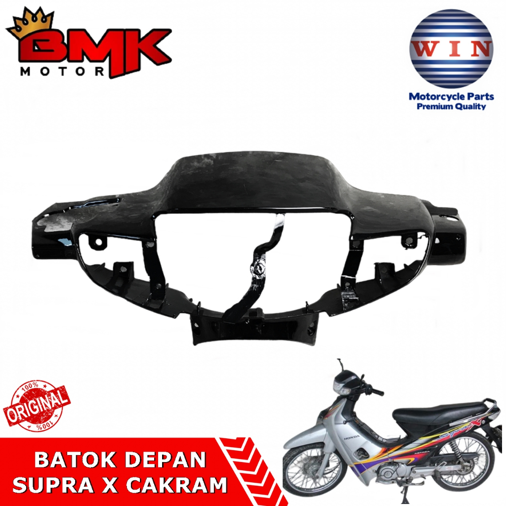 Win Batok Kepala Depan Supra X 100 Pertama Cakram Hitam