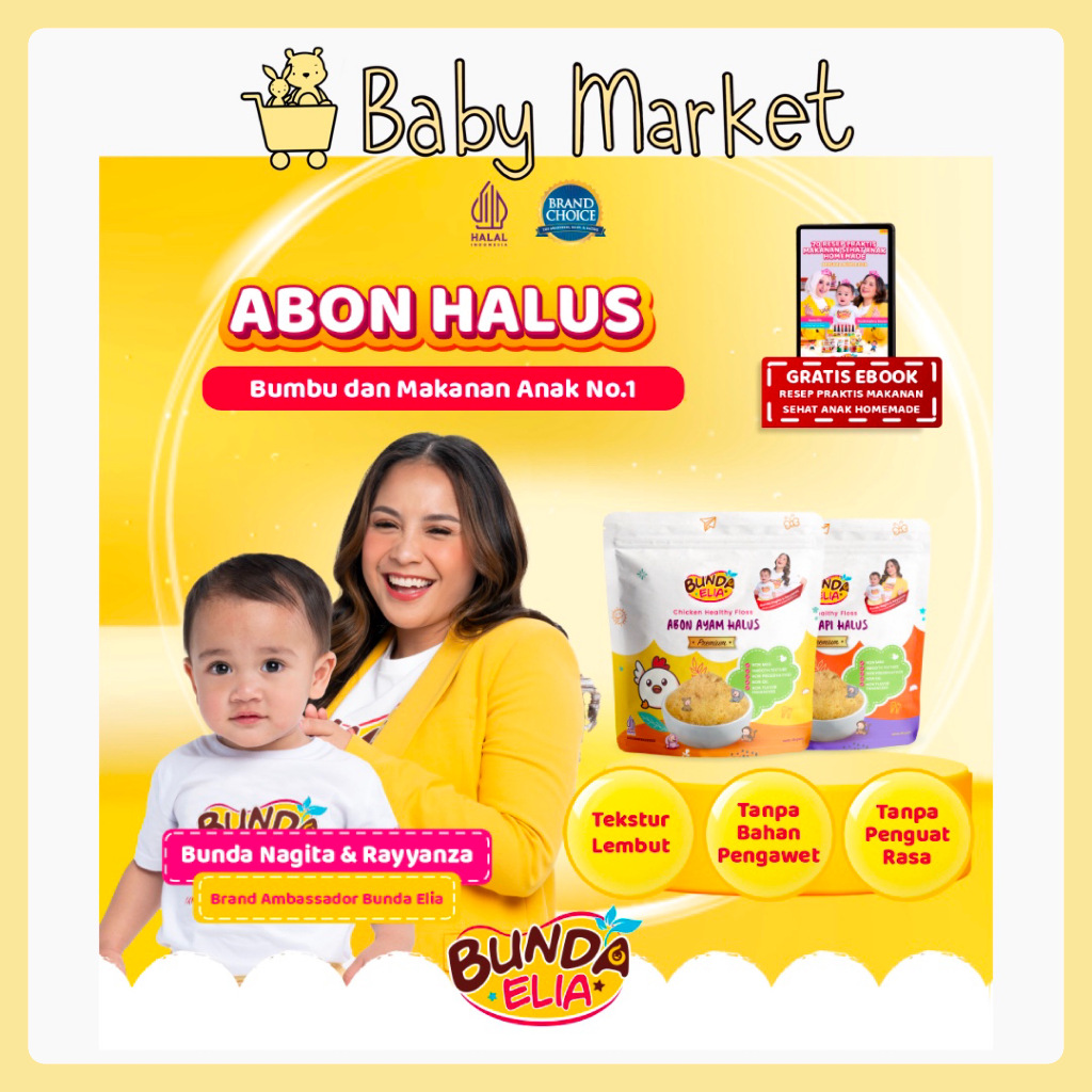 

Bumbu Bunda Elia Abon Sapi MPASI / Abon Ayam / Abon MPASI / Abon Bayi / Abon Cipung Asli / Abon Halus Premium