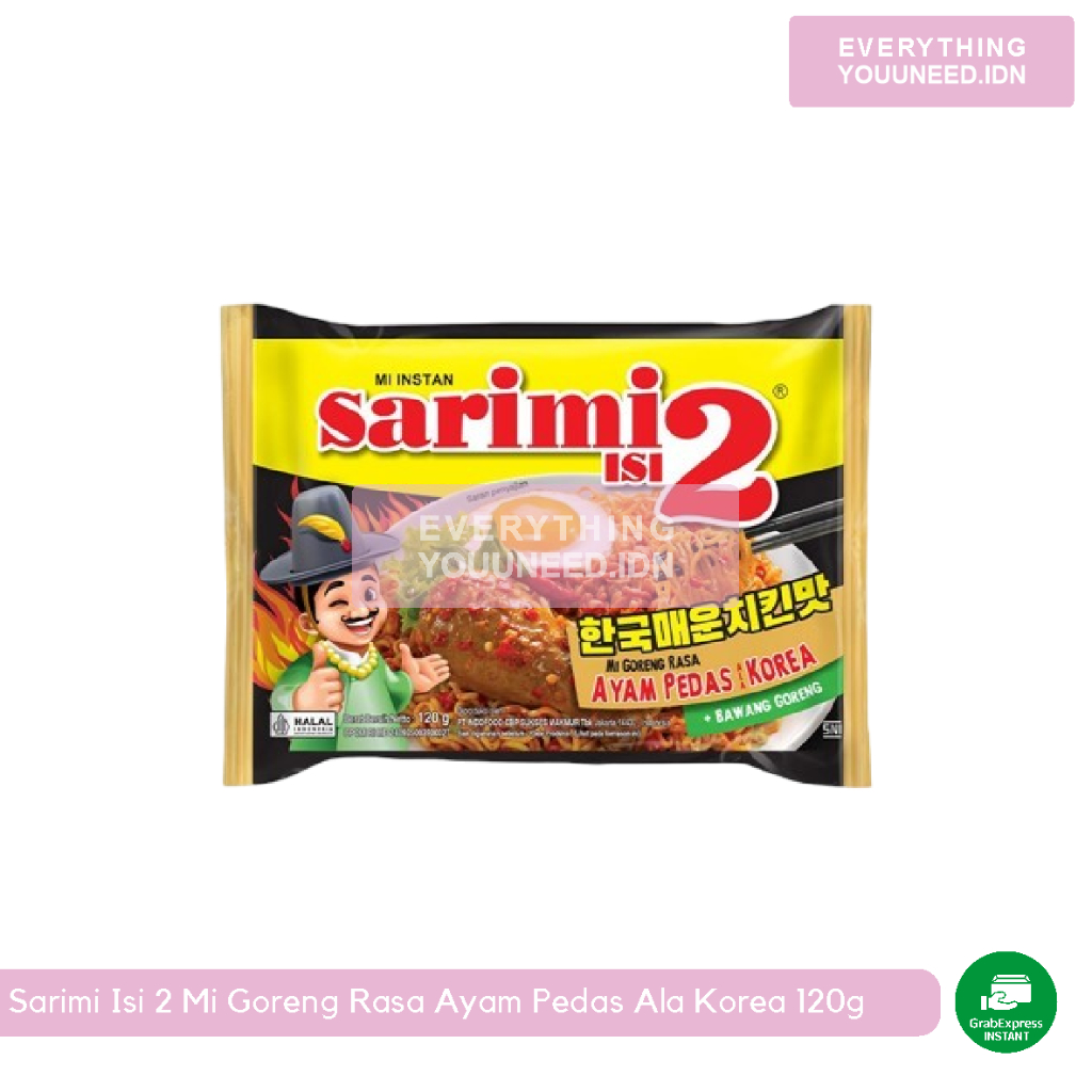 

Sarimi Goreng Ayam Pedas Korea Isi Dua