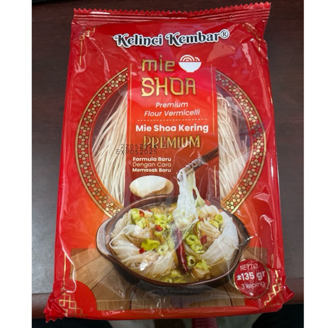 

MIE SHOA / MISUA KELINCI KEMBAR 135gr