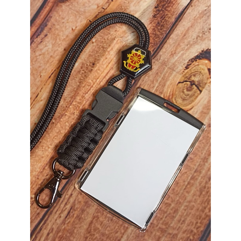 

Kalung name tag id card tali lanyard paracord