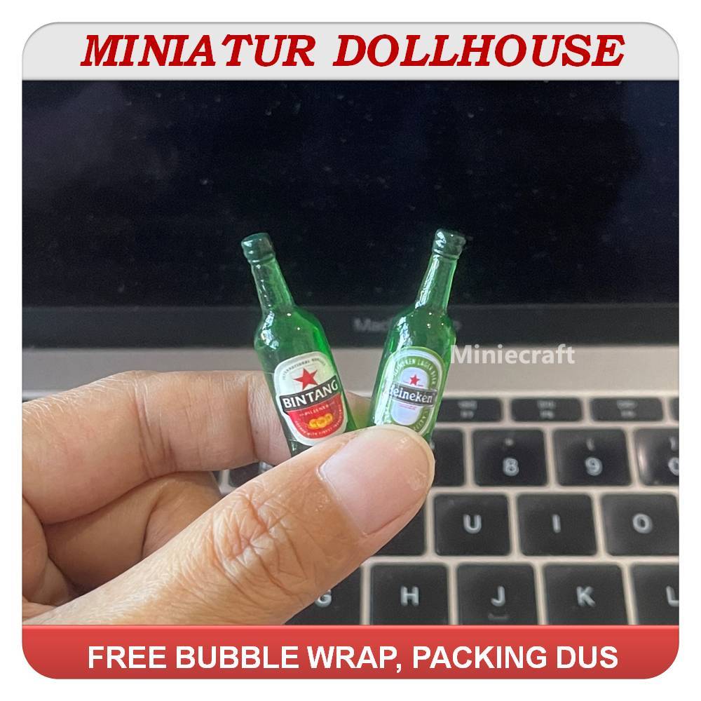 MINIATUR DOLLHOUSE BOTOL MINUMAN PAJANGAN / MAINAN BONEKA BARBIE