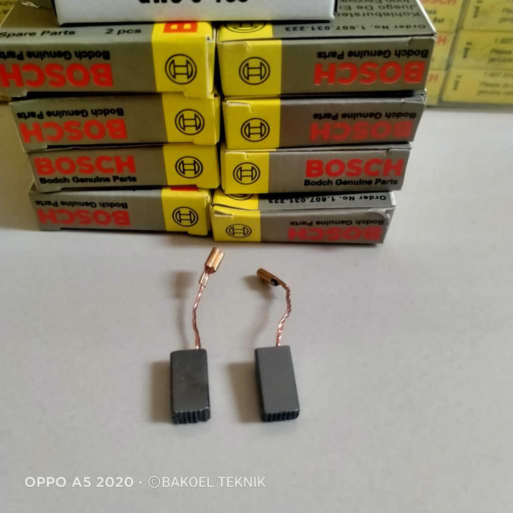 Carbon Brush Mesin Gerinda Bosch GWS 060/GWS 6100 Spul Sikat Arang