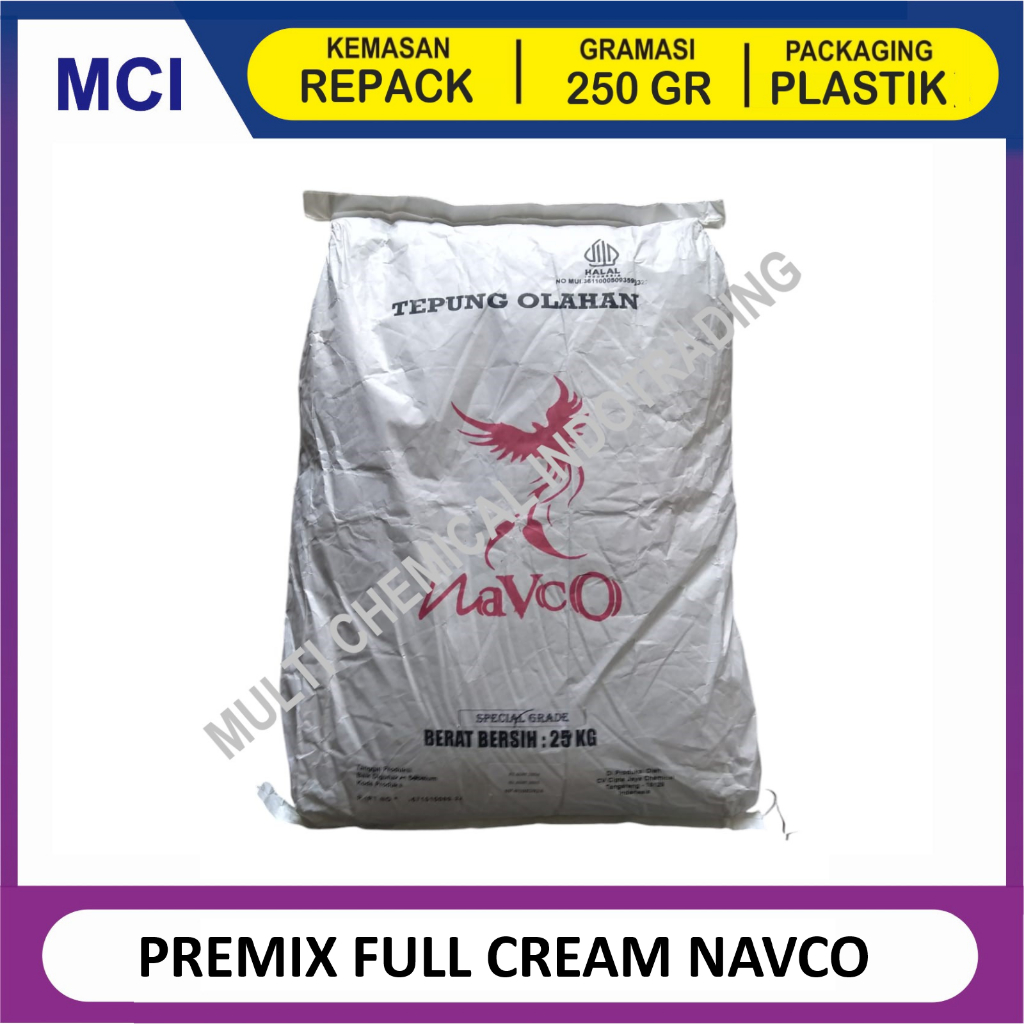 

PREMIX SUSU BUBUK FULL CREAM NAVCO SPECIAL - REPACK 250 GR