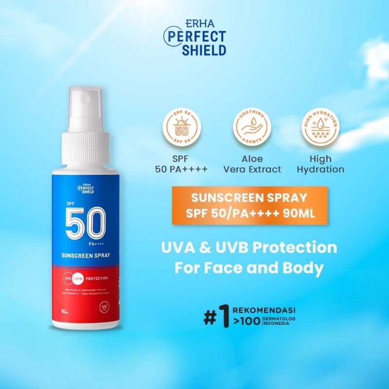 ERHA PERFECT SHIELD SUNSCREEN SPRAY SPF50 PA++++
