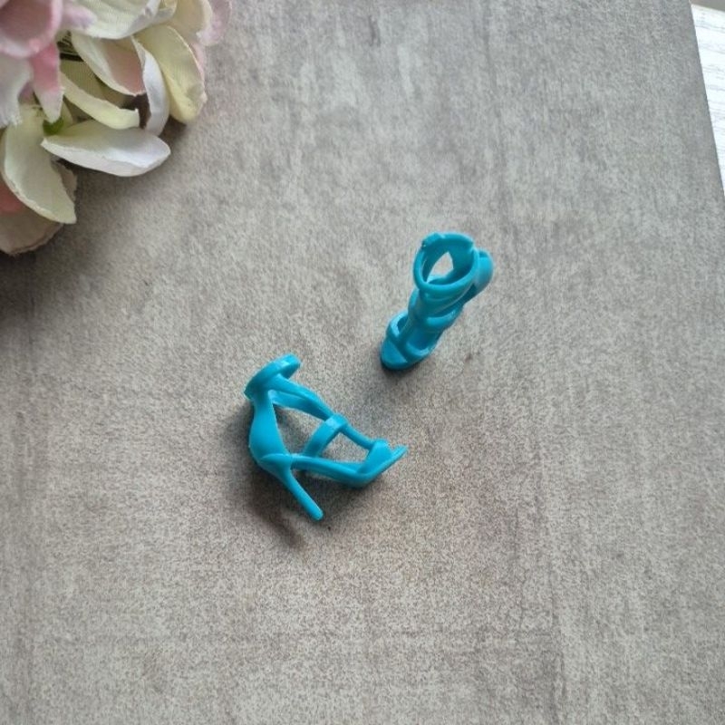 Sepatu Barbie Looks Blue Heels