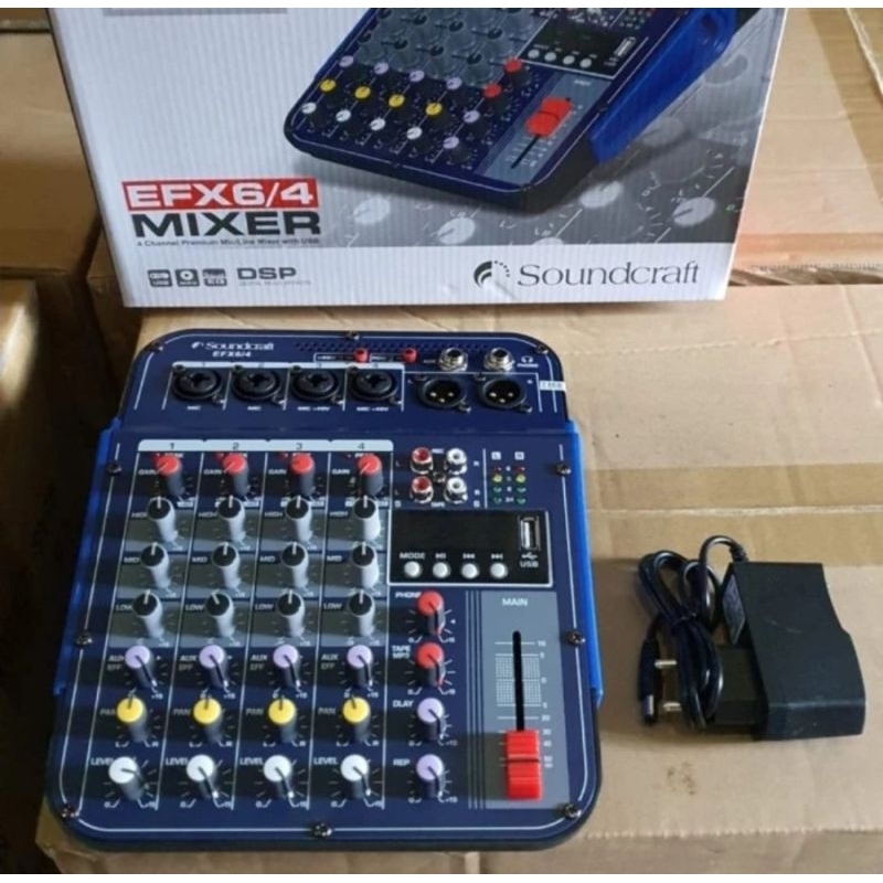 Mixer Soundcraft EFX 6/4 USB - Bluetooth 4 Channel