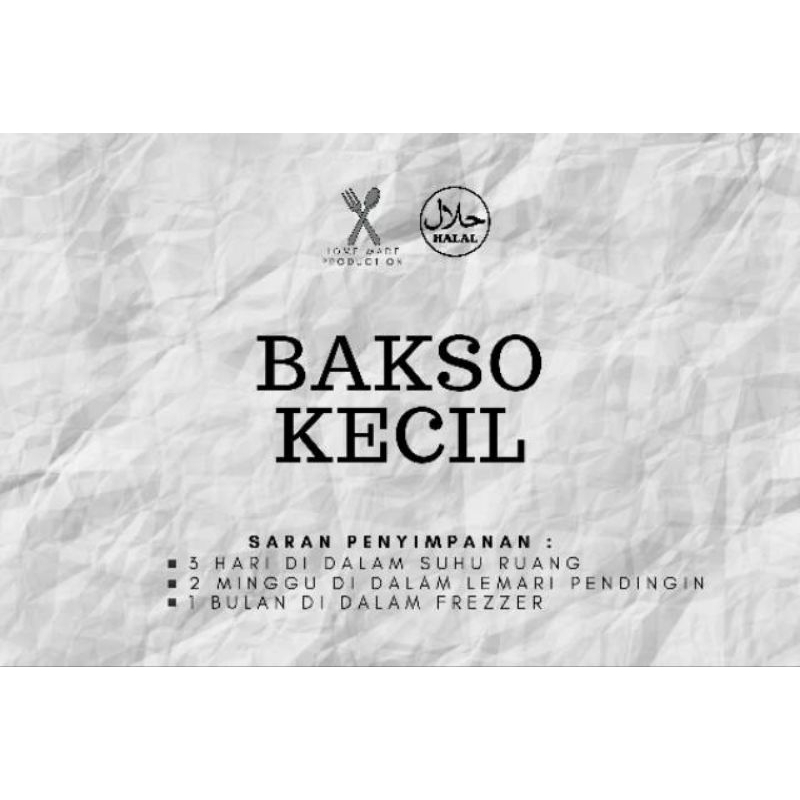 

Bakso Kecil