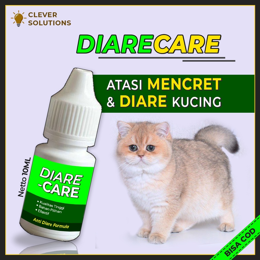 Obat Diare Kucing DIARE-CARE Obat Anti Diare Mencret Berak Darah Gangguan Pencernaan