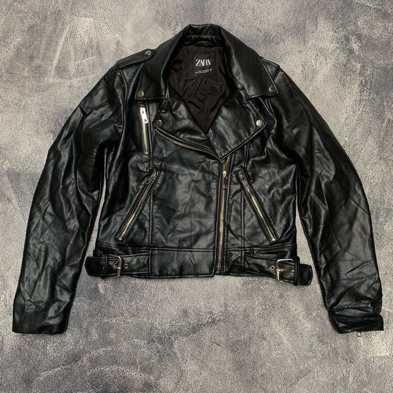 Jaket Zara Ramones Second / Jaket Bikers Second