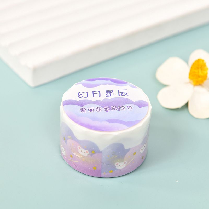 

washi tape aesthetic purple cloud