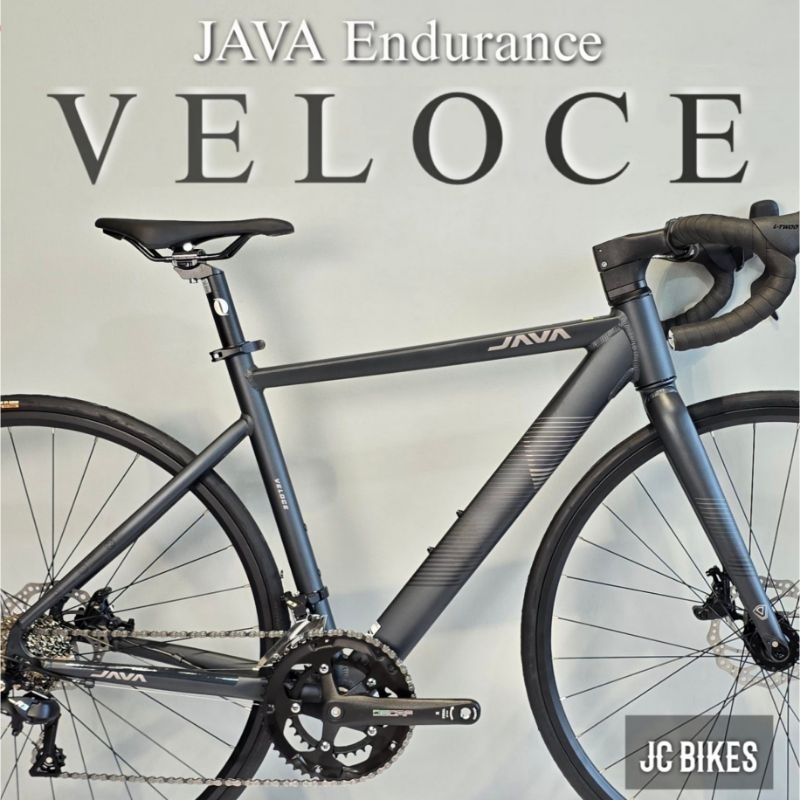 Sepeda Balap Roadbike JAVA Veloce, Clean Look, HYDRAULIC, Endurance, 2x8 Speed