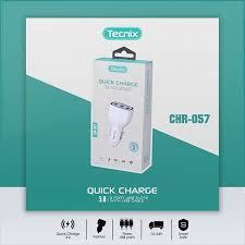 Car Charger Tecnix CHR-057 3 Port USB Original Tecnix