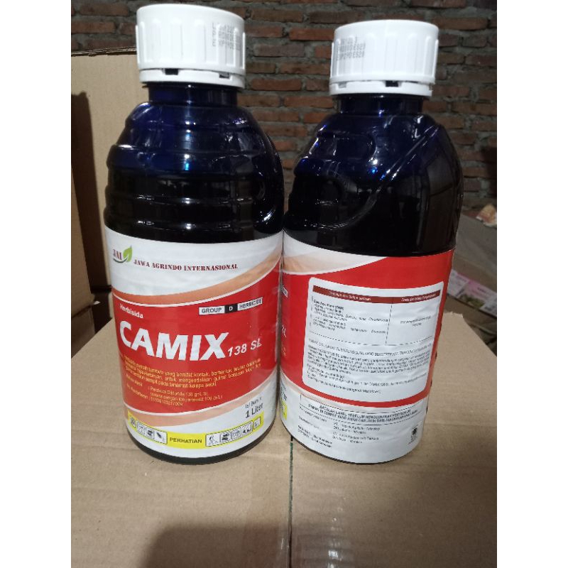Herbisida CAMIX 1 Liter Parakuat 138 SL BASMI RUMPUT/GULMA untuk Kebun dan Sawah