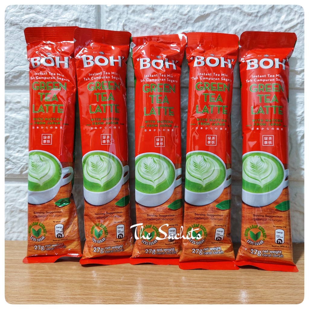 BOH Green Tea Latte with Matcha Sachet